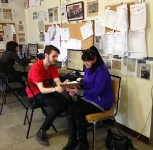 ACORN Staff Corey at Ottawa Centre 