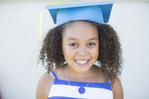 Davia Smiling w Grad cap