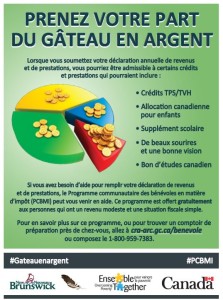 Prenez votre part du gâteau en argent comptant